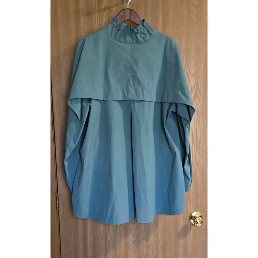 Athleta Advantage Poplin Top Quarter Zip Pullover Jacket